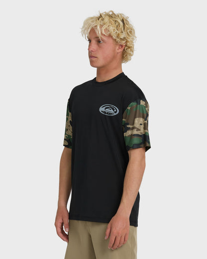 HI Everyday UPF 50 Short Sleeve Surf Shirt - Camo