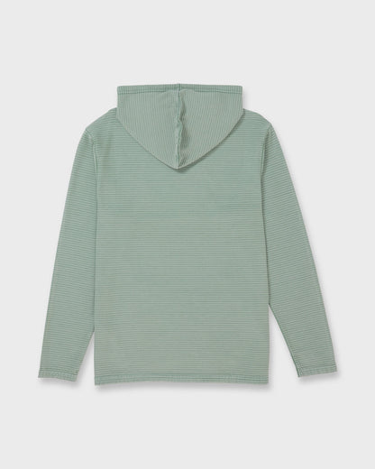 Alamitos Jacquard Stripe Pullover Hoodie - Lily Pad