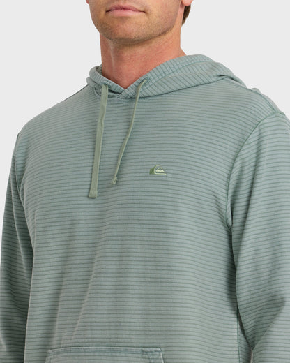 Alamitos Jacquard Stripe Pullover Hoodie - Lily Pad