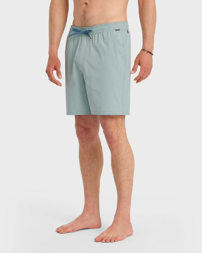 Taxer Heather Amphibian 18" Hybrid Shorts
