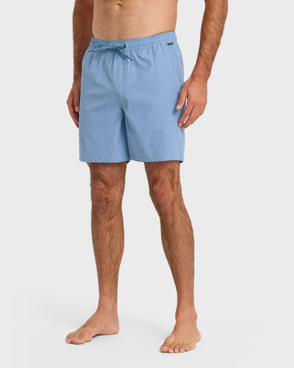 Taxer Heather Amphibian 18" Hybrid Shorts