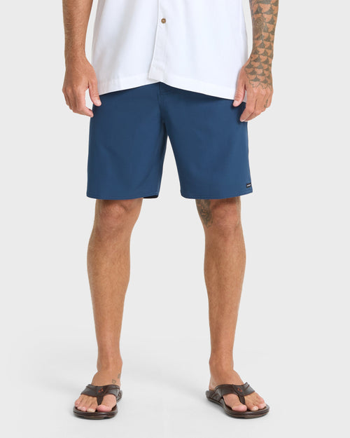 Waterman Strands 19" Amphibian Hybrid Shorts - Dark Denim