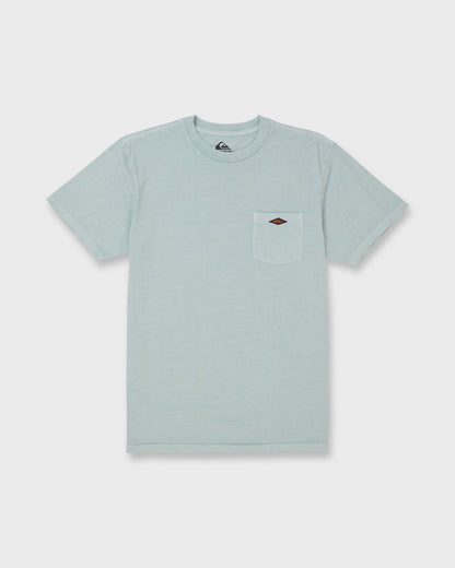 Saltwater Pigment-Dyed Short Sleeve Pocket Tee - Blue Haze
