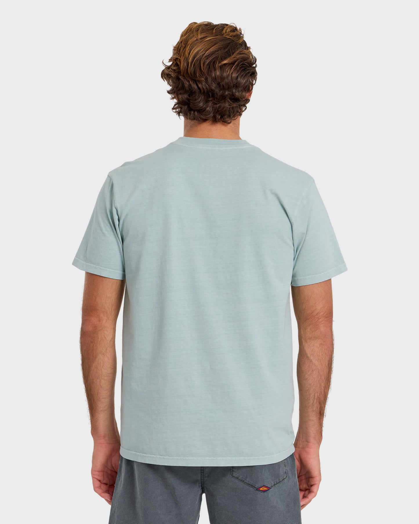 Saltwater Pigment-Dyed Short Sleeve Pocket Tee - Blue Haze
