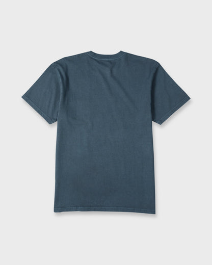 Saltwater Pigment-Dyed Short Sleeve Pocket Tee - Dark Denim