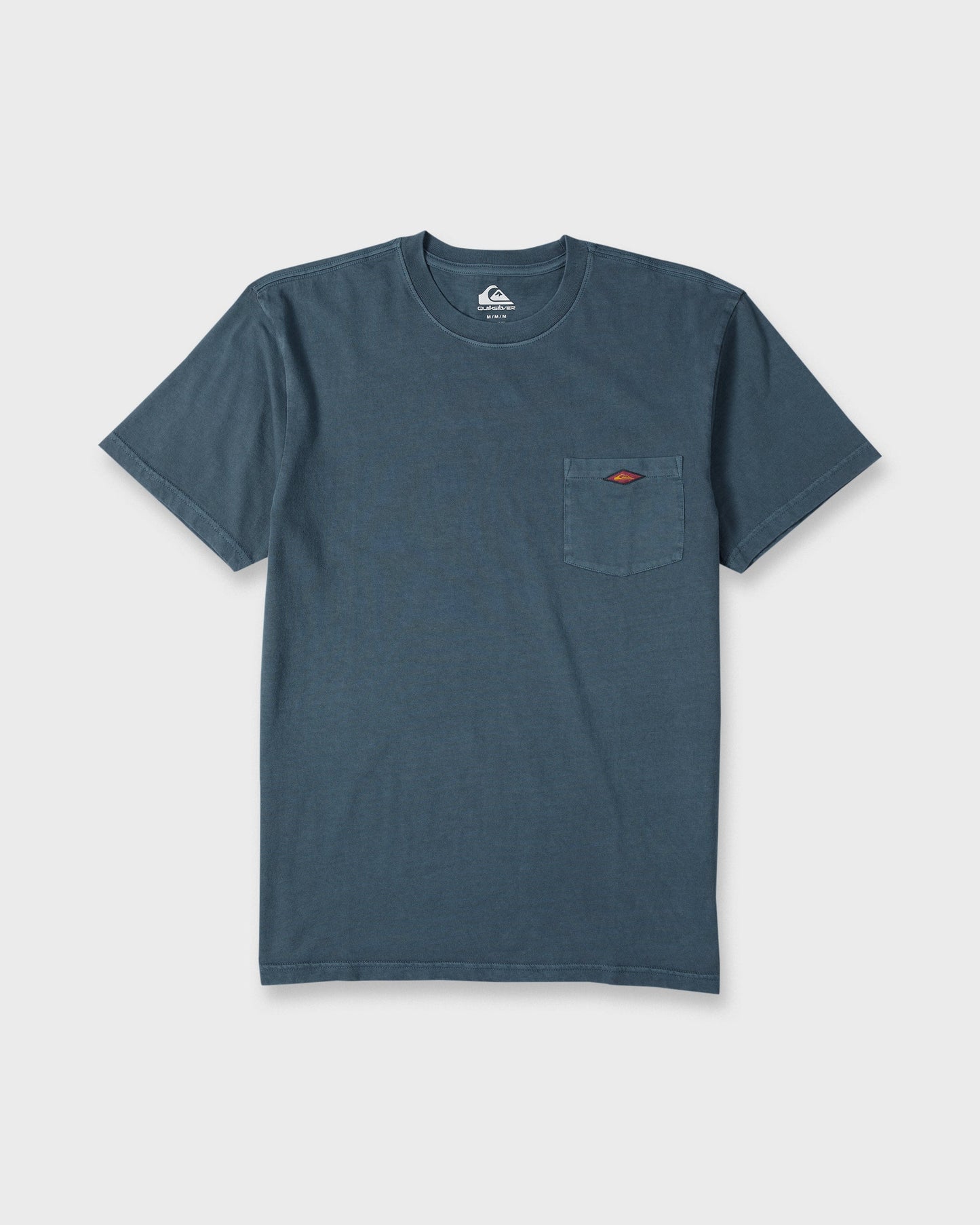 Saltwater Pigment-Dyed Short Sleeve Pocket Tee - Dark Denim