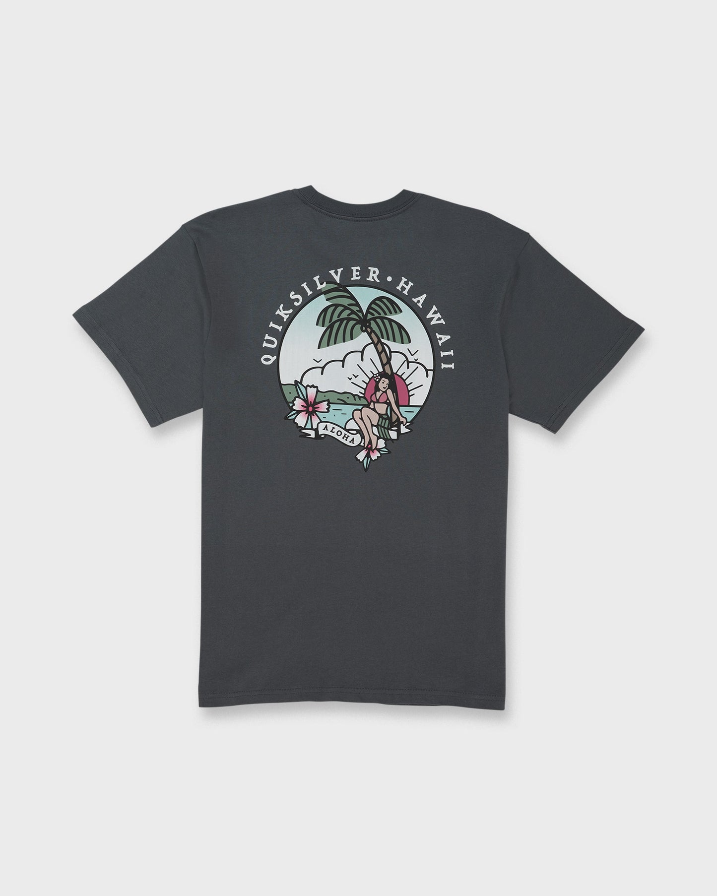 HI Hula Sunset T-Shirt - Iron Gate