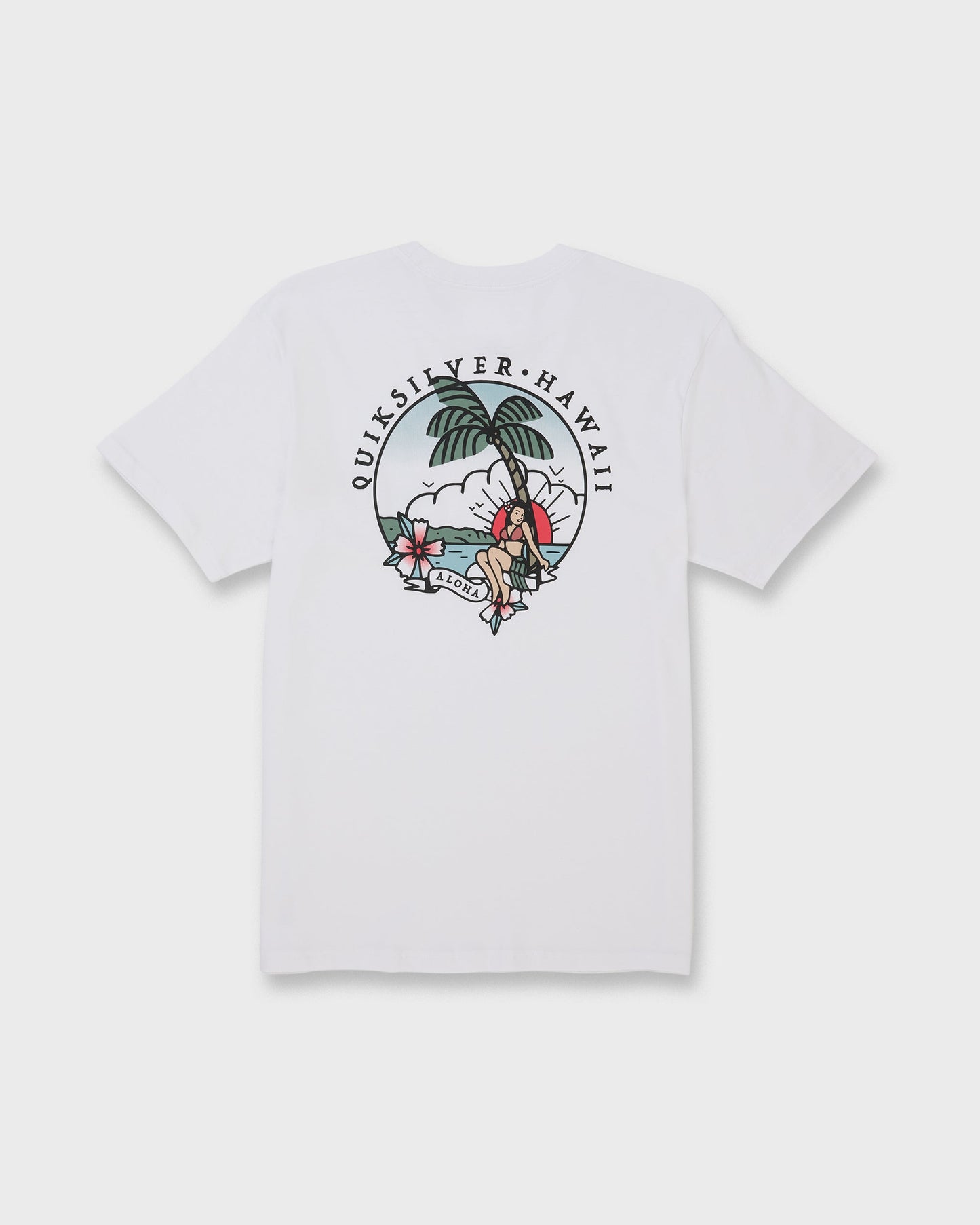HI Hula Sunset T-Shirt - White