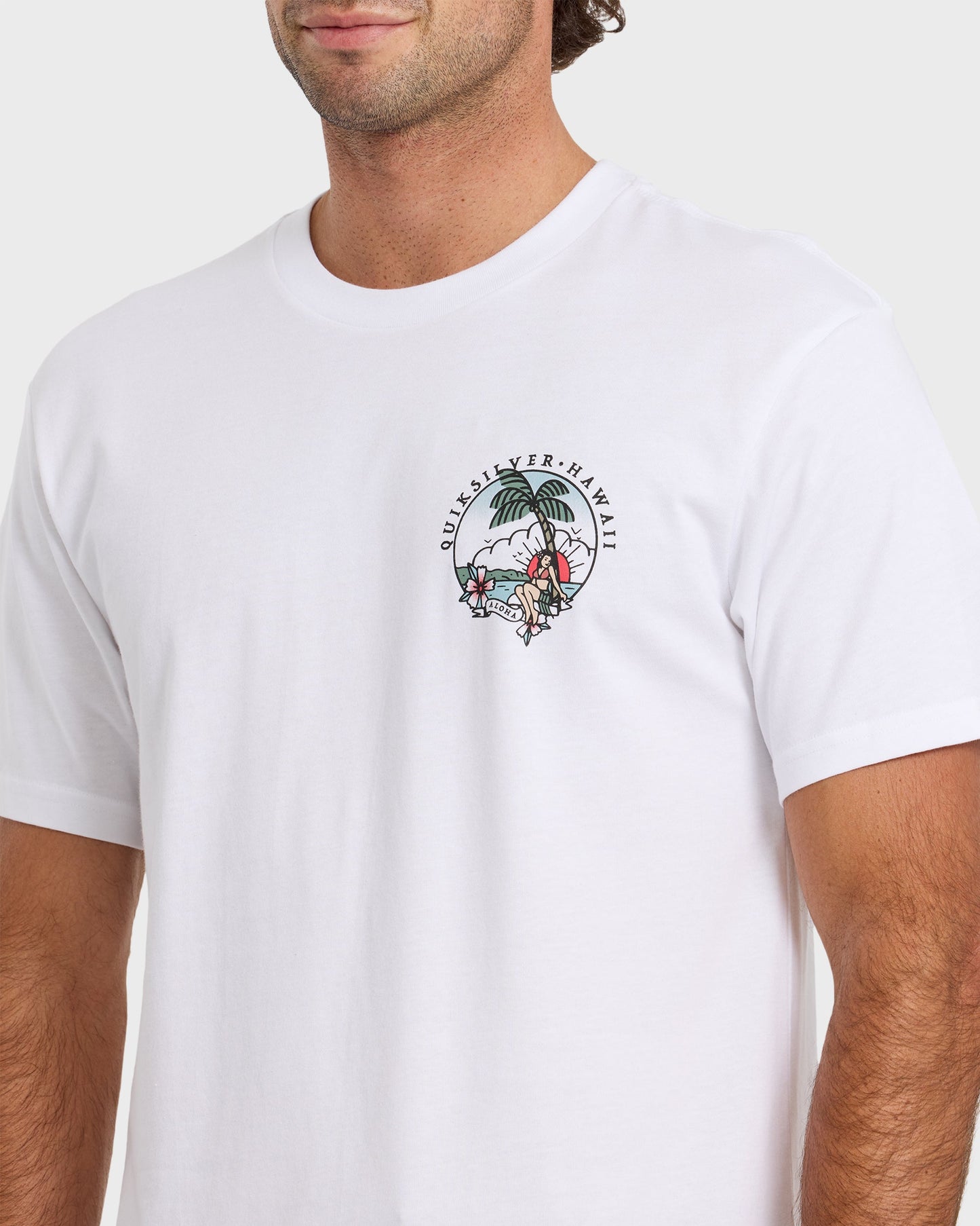 HI Hula Sunset T-Shirt - White