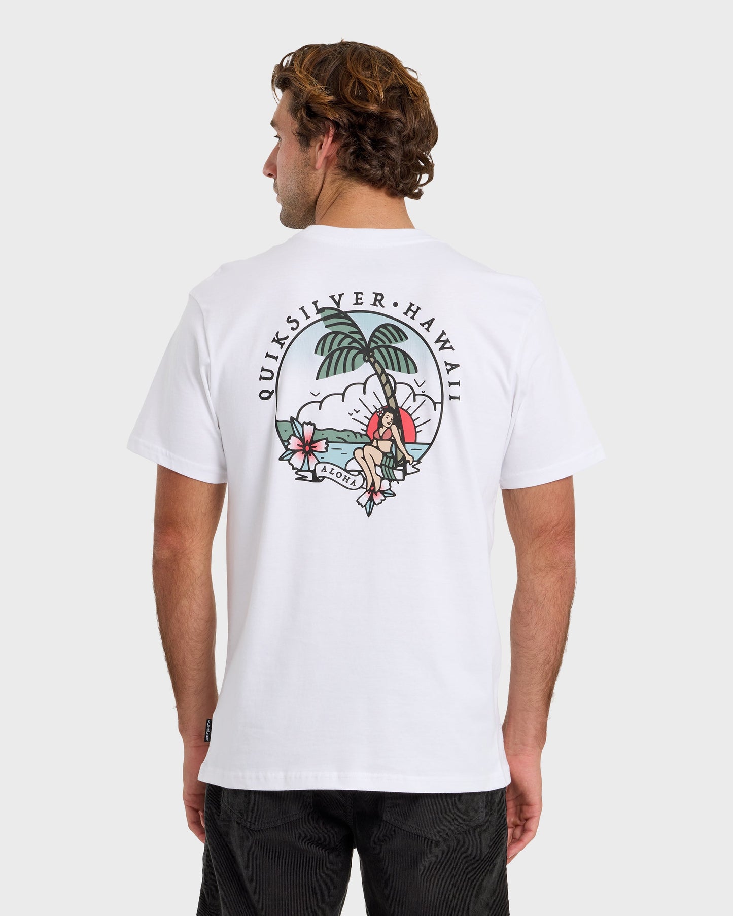 HI Hula Sunset T-Shirt - White