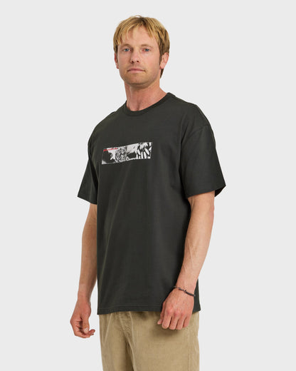 Vortex Mercury Oversized Heavyweight Short Sleeve T-Shirt - Phantom