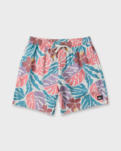 Mix Volley 17" Swim Trunks - Blue Coral