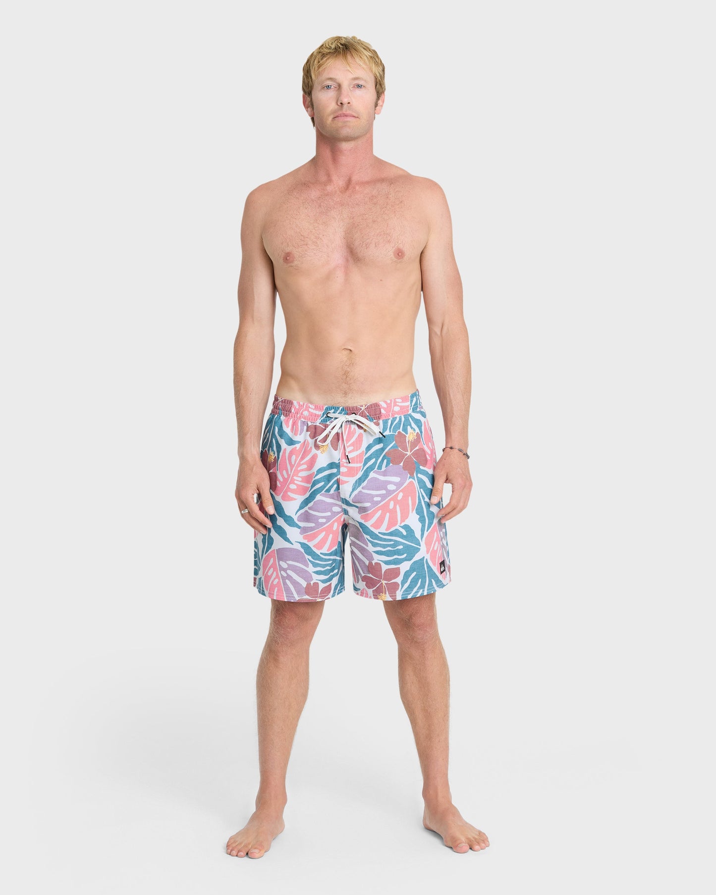 Mix Volley 17" Swim Trunks - Blue Coral