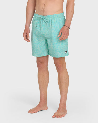 Mix Volley 17" Swim Trunks - Brook Green