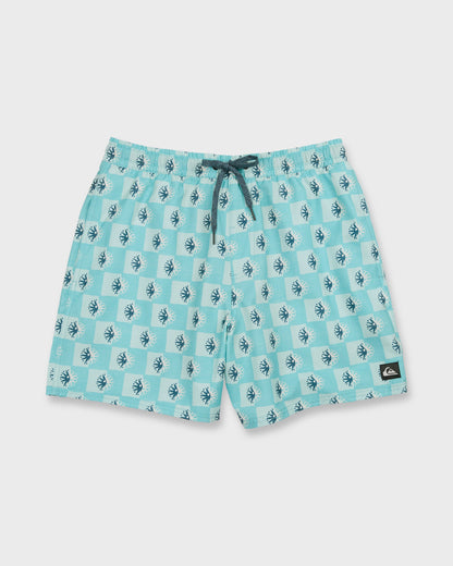 Mix Volley 17" Swim Trunks - Crystal Seas