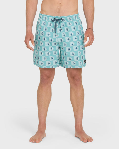 Mix Volley 17" Swim Trunks - Crystal Seas