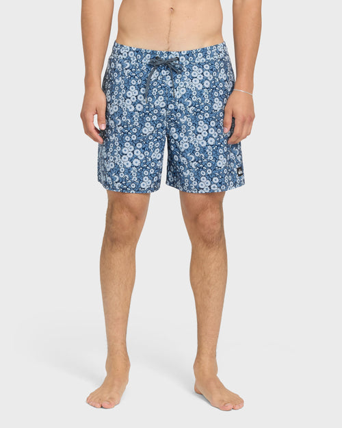 Mix Volley 17" Swim Trunks - Dark Denim