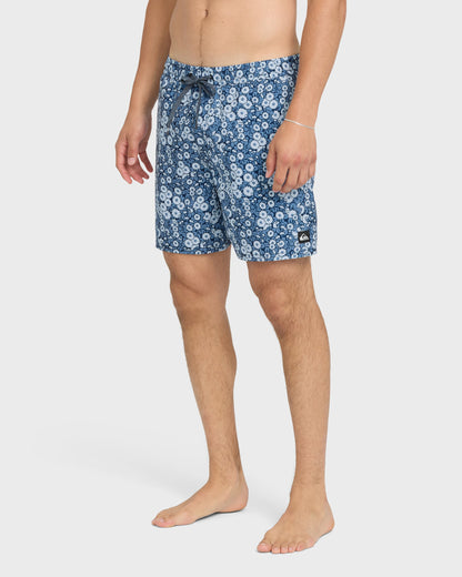 Mix Volley 17" Swim Trunks - Dark Denim