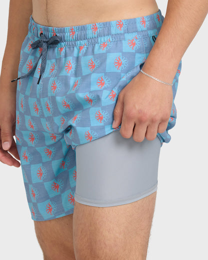 Mix Volley 17" Swim Trunks - Infinity
