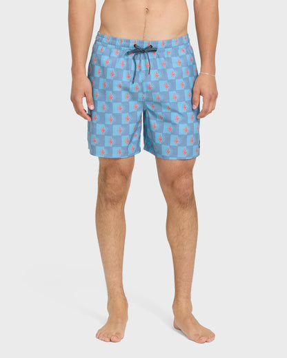 Mix Volley 17" Swim Trunks - Infinity