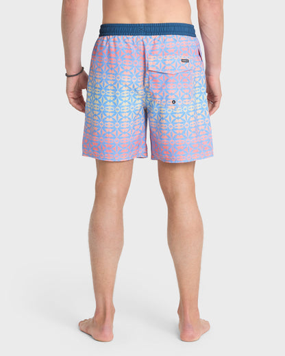 Mix Volley 17" Swim Trunks - Palace Blue