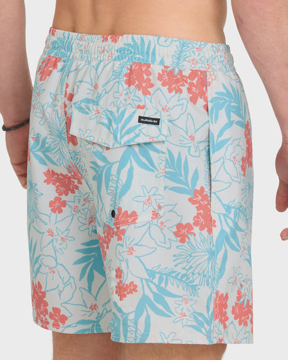 Mix Volley 17" Swim Trunks - Silver Birch