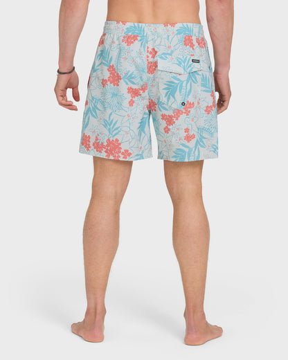 Mix Volley 17" Swim Trunks - Silver Birch