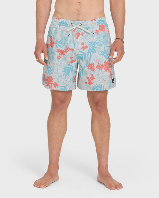 Mix Volley 17" Swim Trunks - Silver Birch