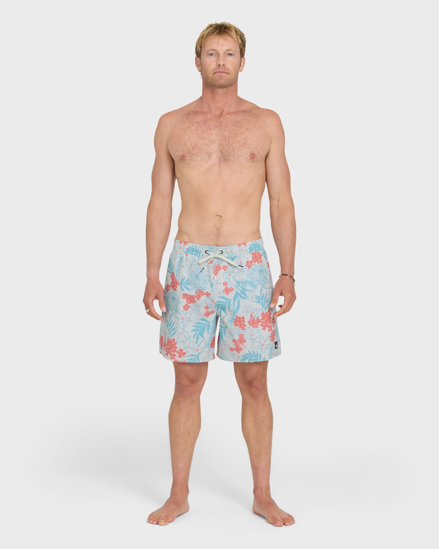 Mix Volley 17" Swim Trunks - Silver Birch