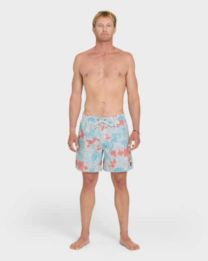 Mix Volley 17" Swim Trunks - Silver Birch