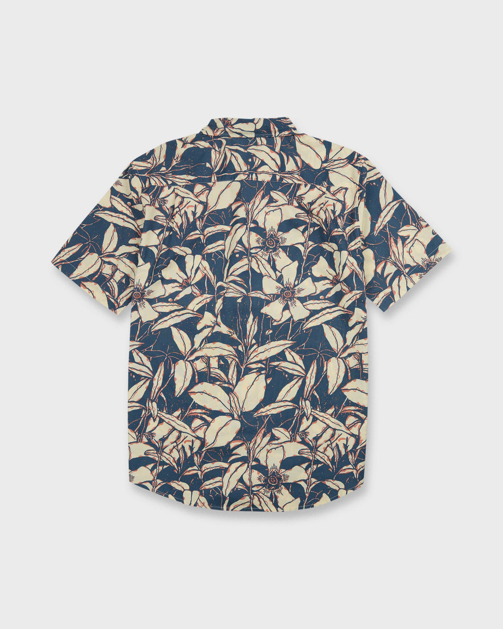Cantina Classic Short Sleeve Cotton Shirt - Dark Denim