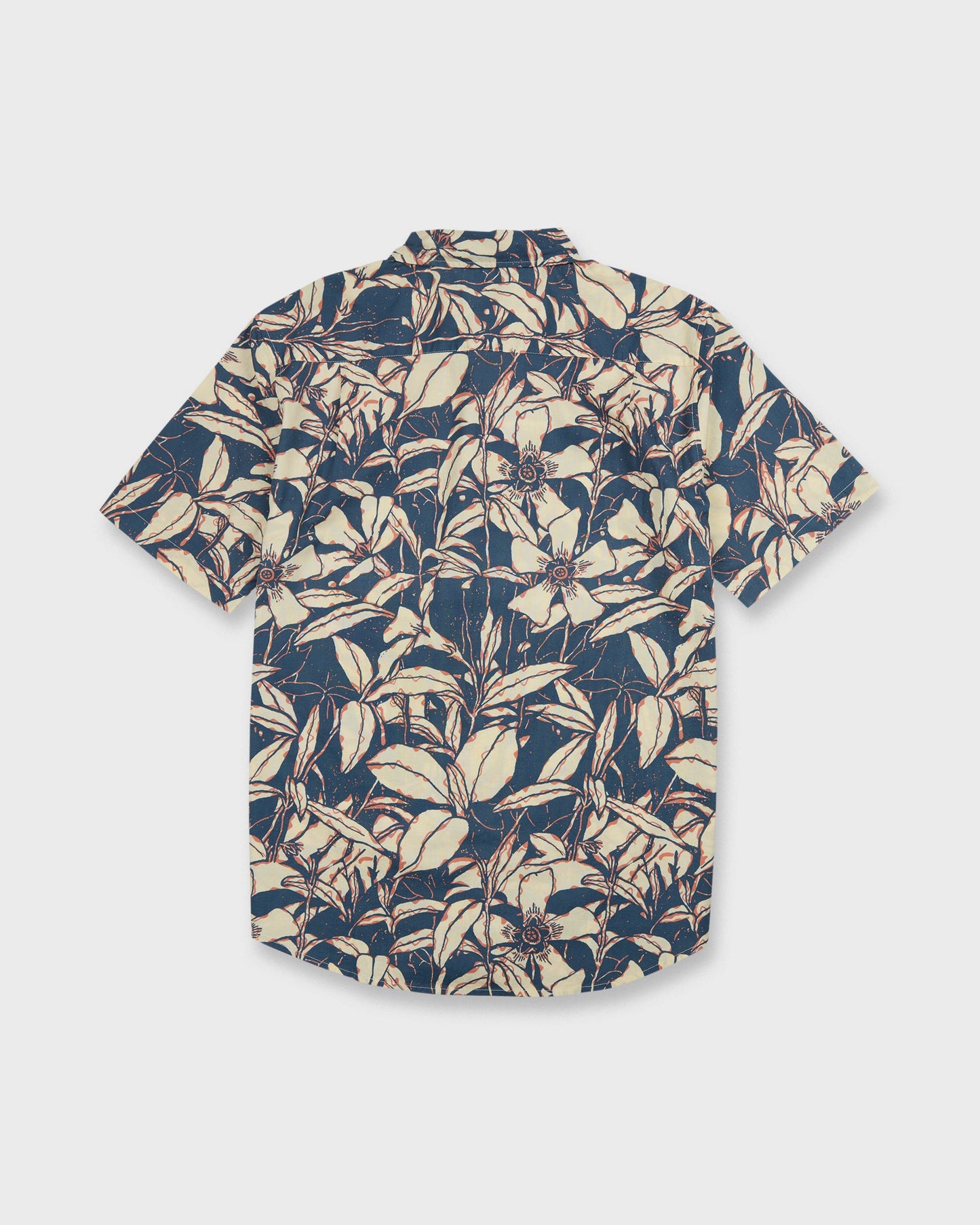 Cantina Classic Short Sleeve Cotton Shirt - Dark Denim