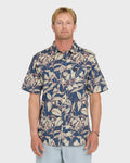 Cantina Classic Short Sleeve Cotton Shirt - Dark Denim