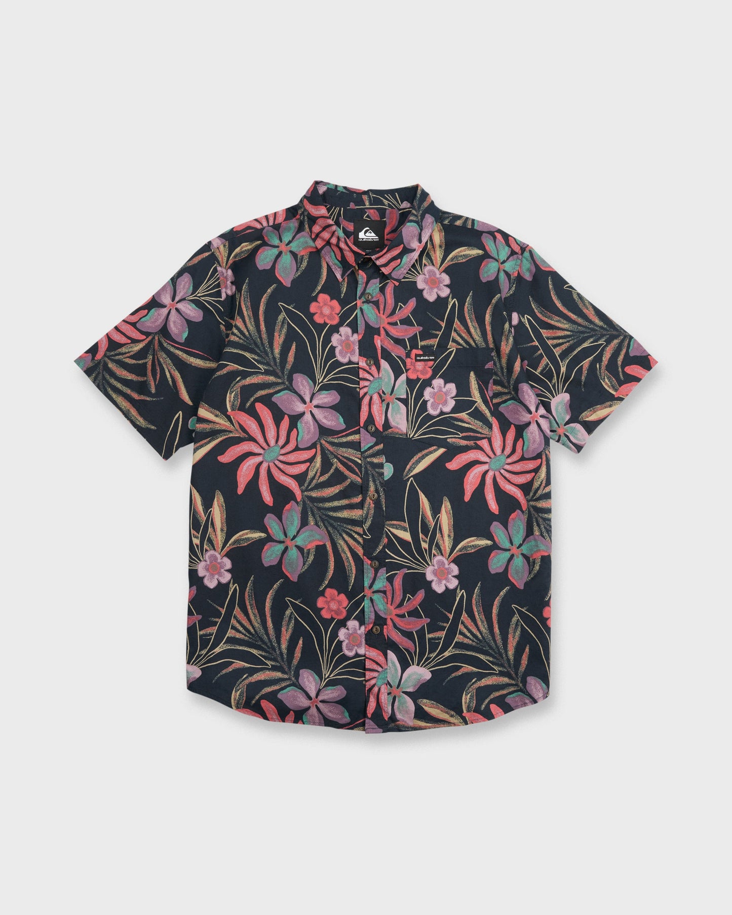 Pearlridge Classic Short Sleeve Woven Shirt - Total Eclipse