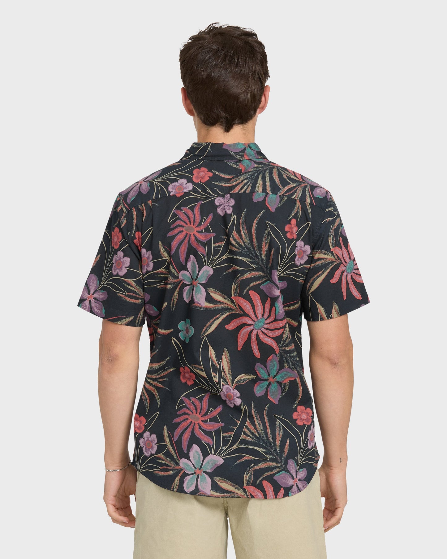 Pearlridge Classic Short Sleeve Woven Shirt - Total Eclipse