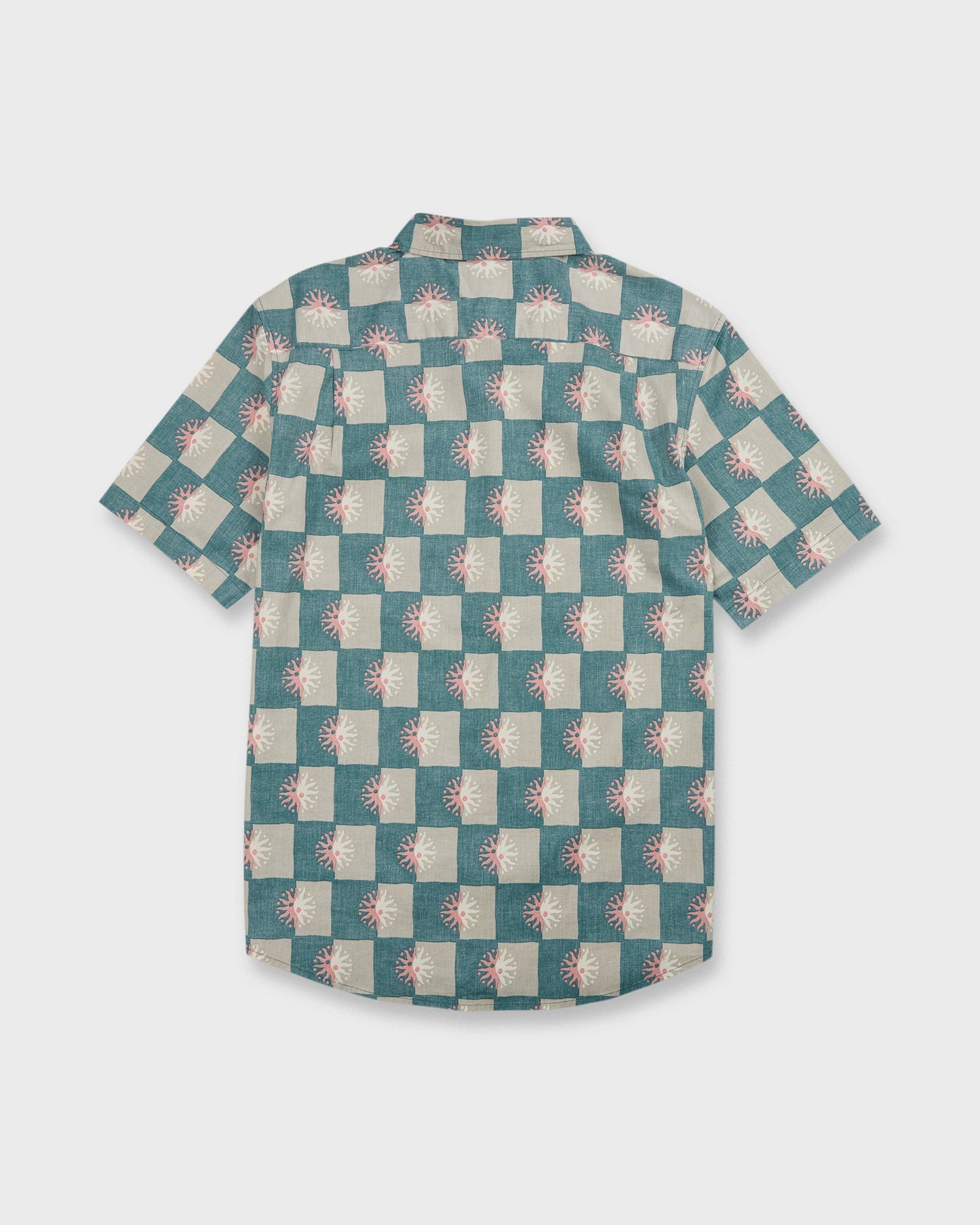 Sundial Classic Stretch Short Sleeve Woven Shirt - Mediterranea