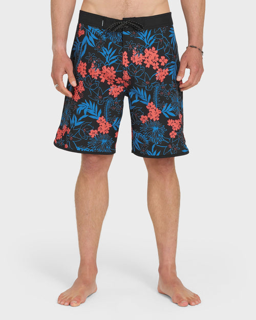 Jetty Bloom 19" Boardshorts - Anthracite