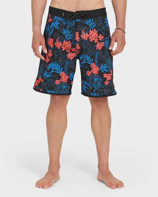 Jetty Bloom 19" Boardshorts - Anthracite