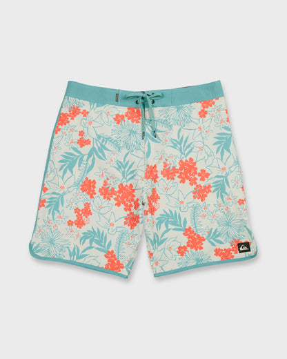 Jetty Bloom 19" Boardshorts - Silver Birch