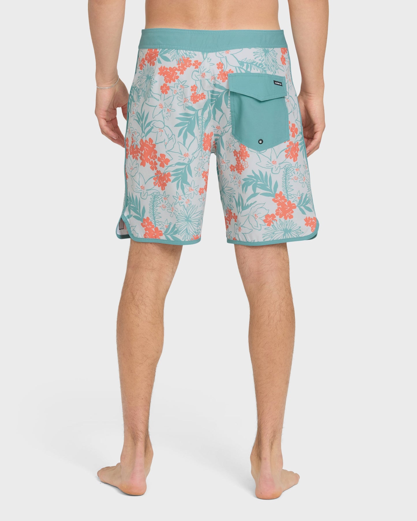 Jetty Bloom 19" Boardshorts - Silver Birch
