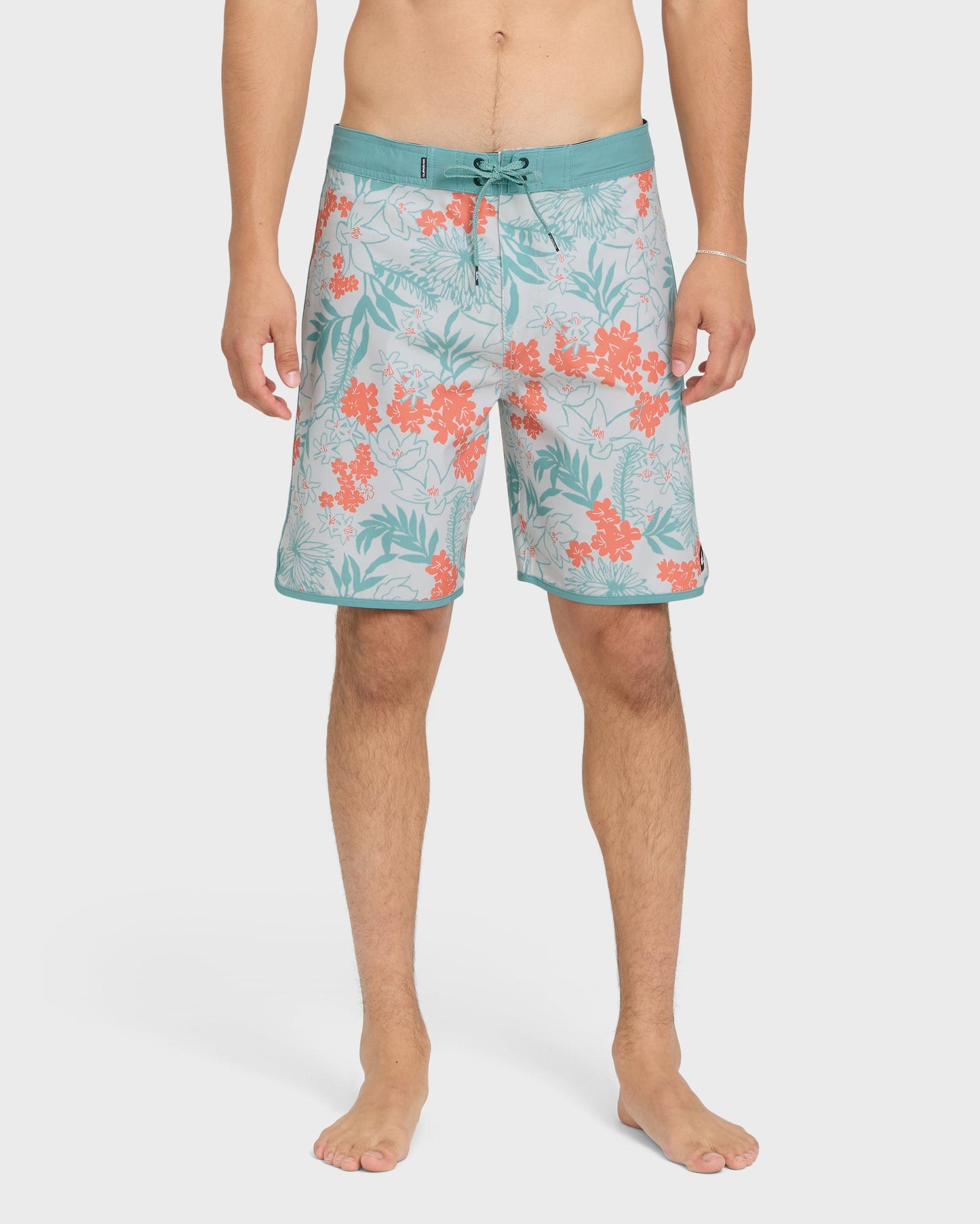 Jetty Bloom 19" Boardshorts - Silver Birch