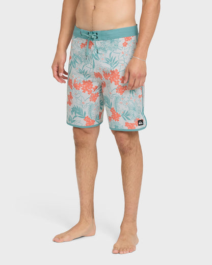 Jetty Bloom 19" Boardshorts - Silver Birch