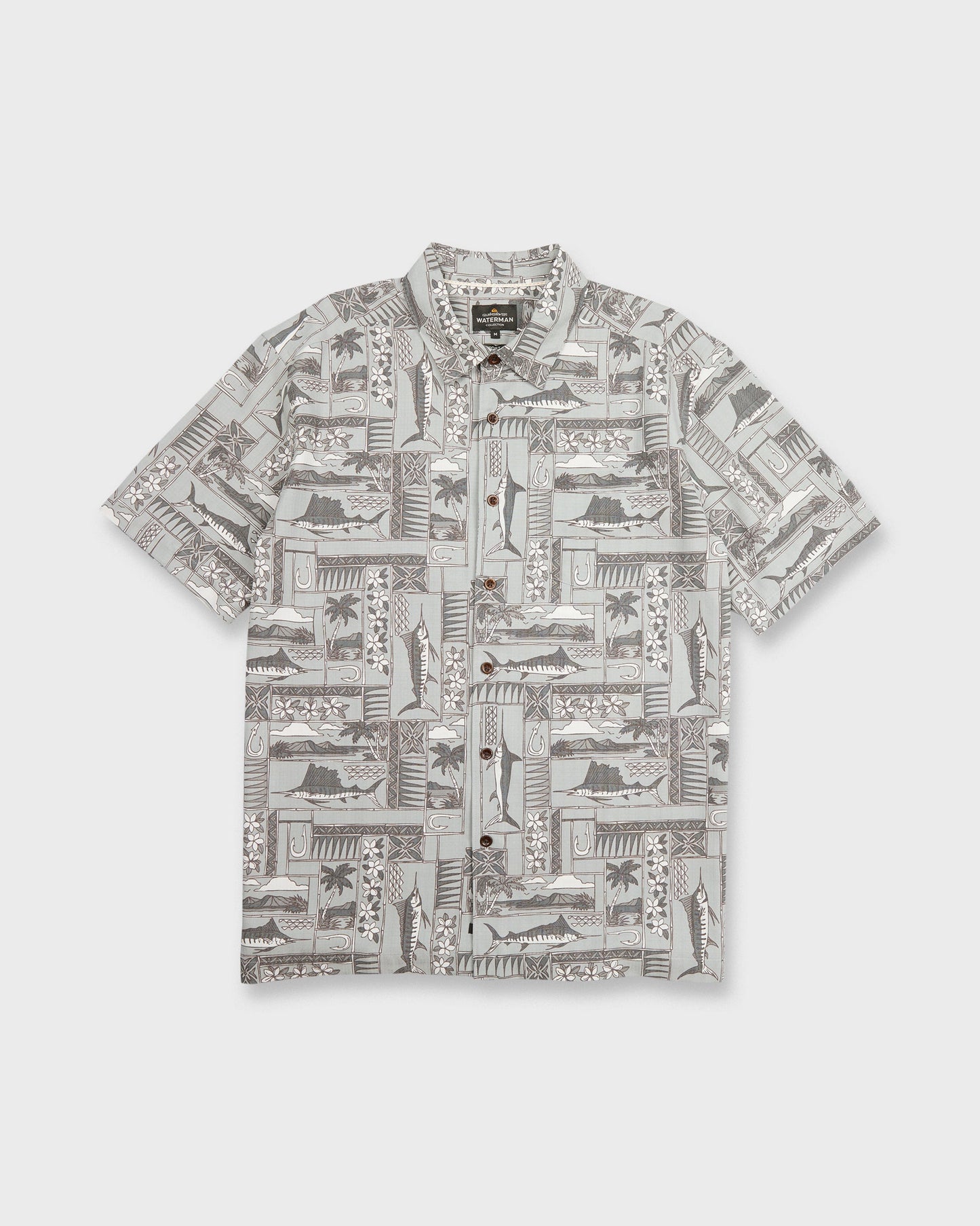 Waterman East Cape Short Sleeve Woven Shirt - Phantom