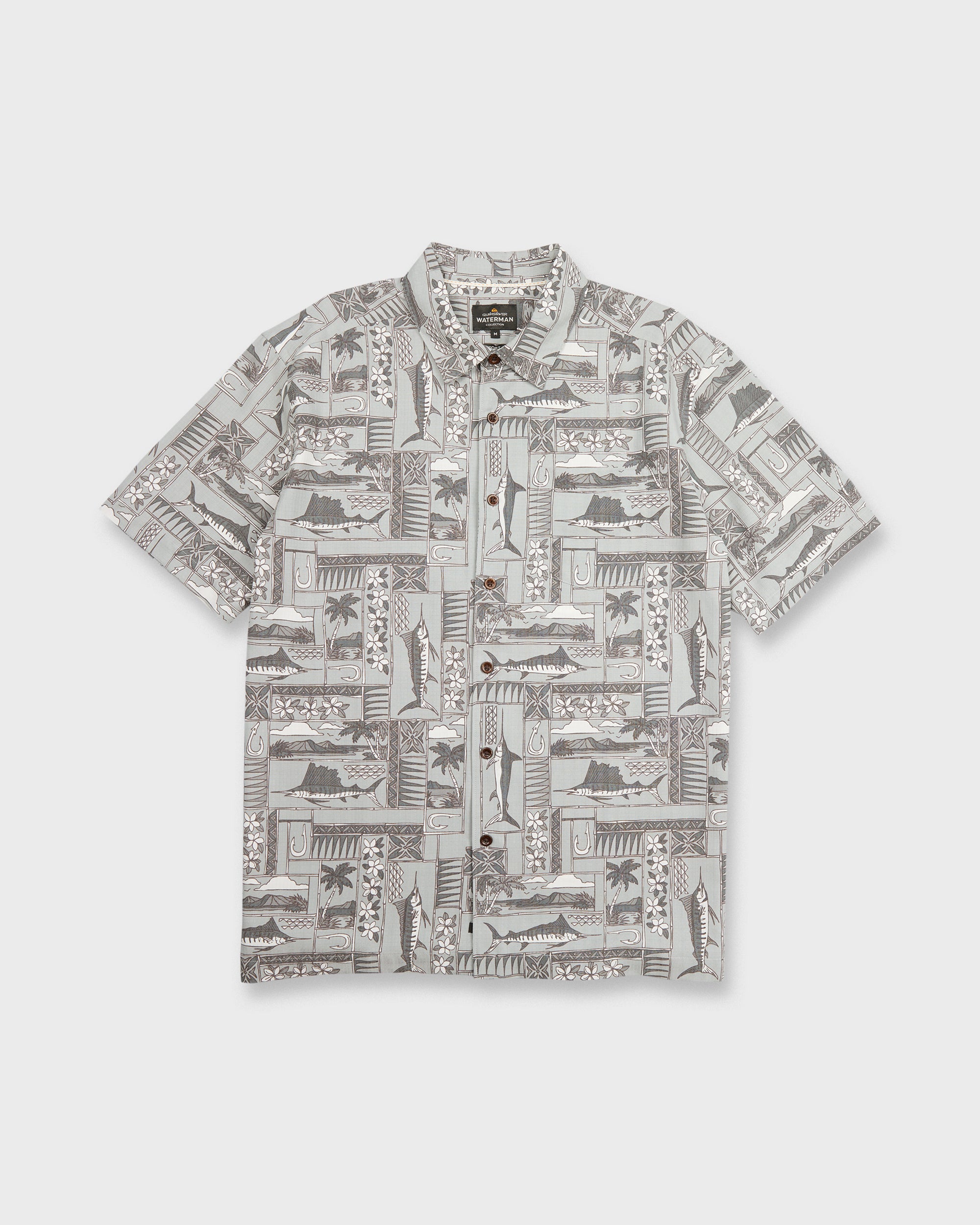 Waterman East Cape Short Sleeve Woven Shirt - Phantom