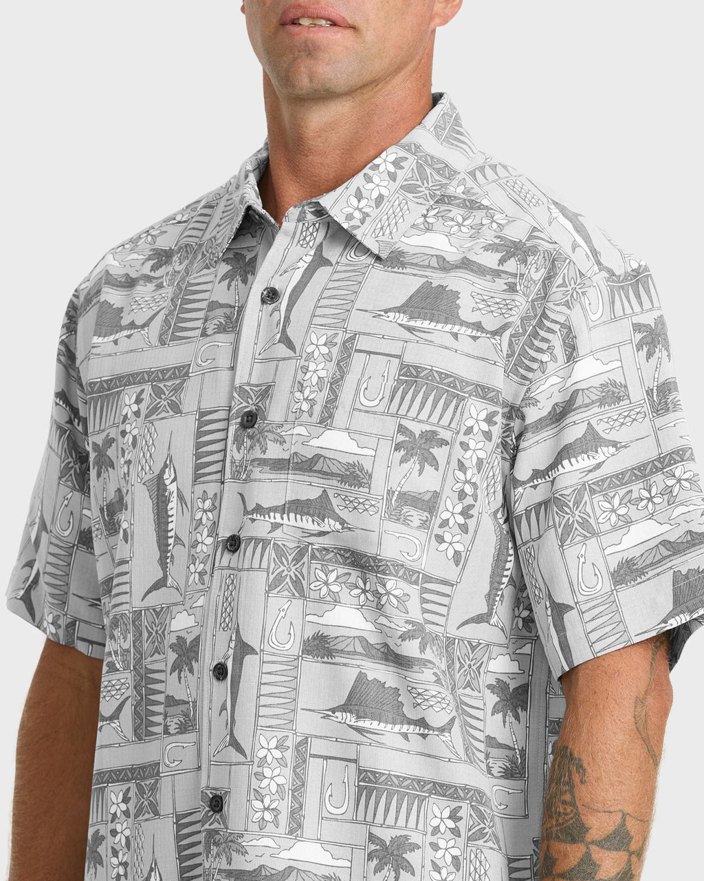 Waterman East Cape Short Sleeve Woven Shirt - Phantom