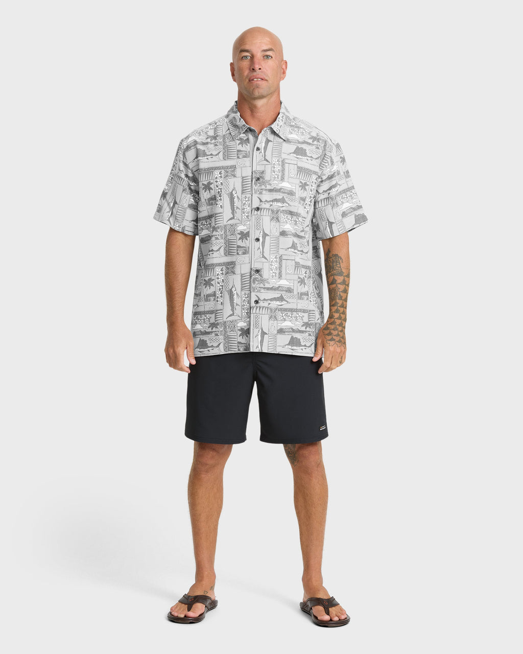 Waterman East Cape Short Sleeve Woven Shirt - Phantom
