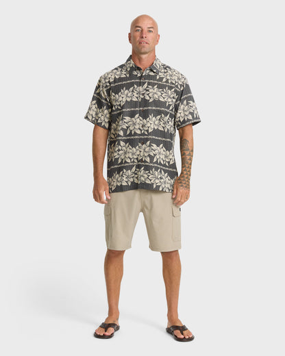 Waterman Horizons Short Sleeve Woven Shirt - Phantom