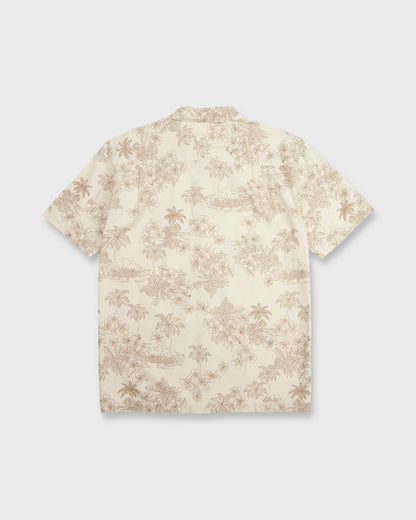 Waterman Island Vibes Short Sleeve Woven Shirt - Moonbeam