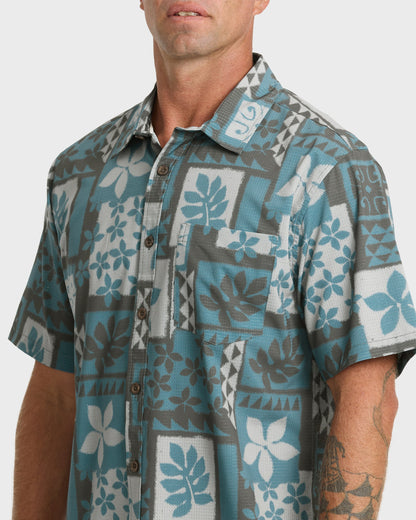 Waterman Sandy Cove Short Sleeve Woven Shirt - Tapestry