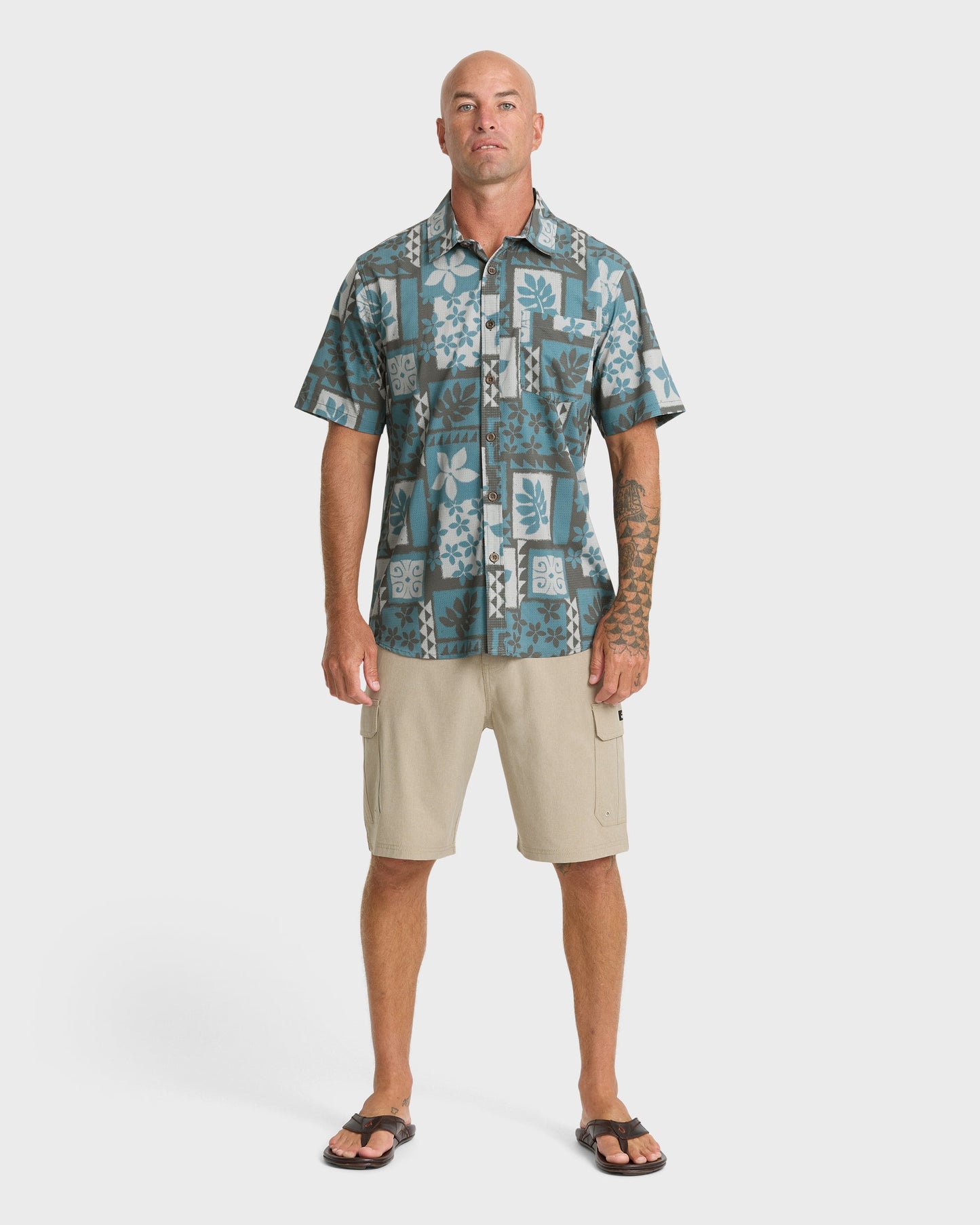 Waterman Sandy Cove Short Sleeve Woven Shirt - Tapestry